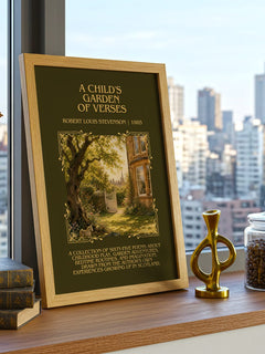 Child'S Garden Of Verses Minimalist Book Poster by R. Stevenson – image 3