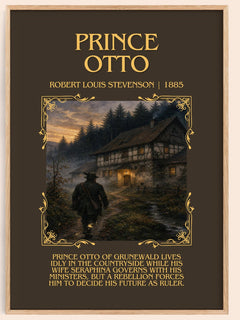 Prince Otto Minimalist Book Poster by Robert Louis Stevenson – image 1