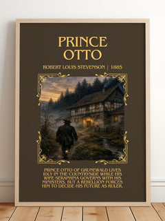 Prince Otto Minimalist Book Poster by Robert Louis Stevenson – image 2