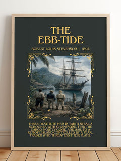 The Ebb-Tide Minimalist Book Poster by Robert Louis Stevenson – image 2