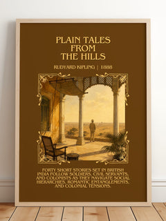 Plain Tales From The Hills Minimalist Book Poster by Rudyard Kipling – image 2