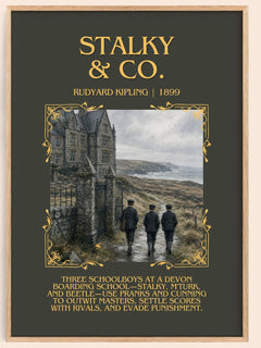Stalky & Co. Minimalist Book Poster by Rudyard Kipling – image 1