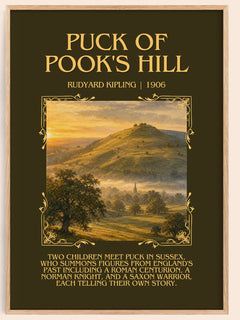 Puck Of Pook'S Hill Minimalist Book Poster by Rudyard Kipling – image 1