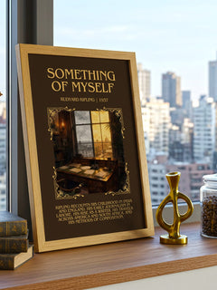 Something Of Myself Minimalist Book Poster by Rudyard Kipling – image 3
