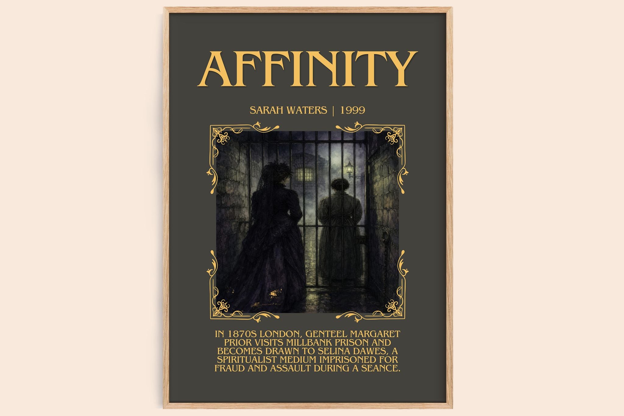 Affinity Minimalist Book Poster by Sarah Waters