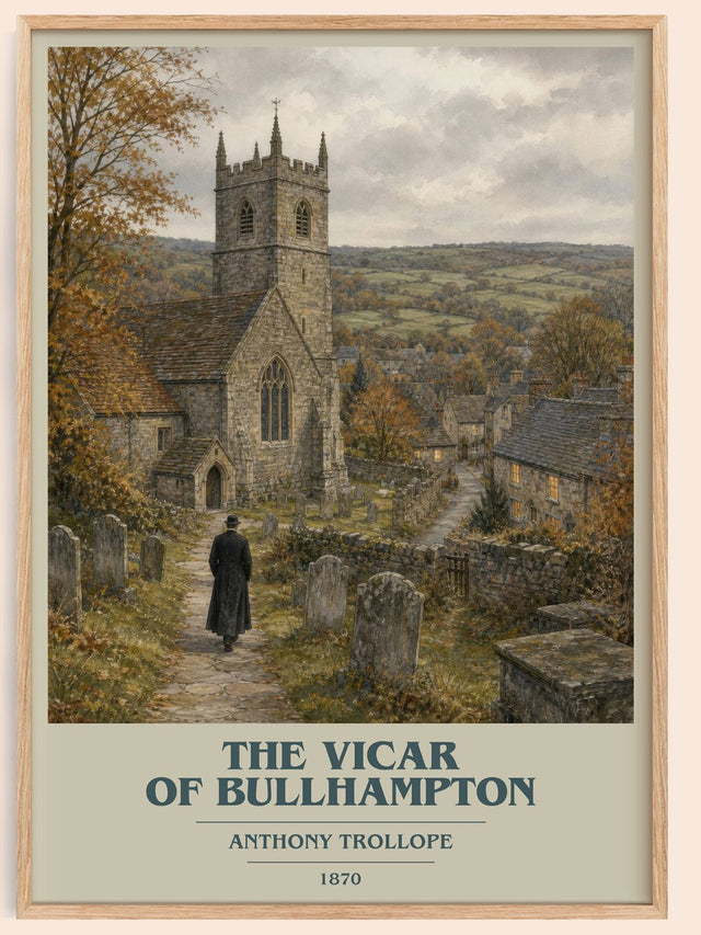 The Vicar Of Bullhampton Book Cover Poster by Anthony Trollope