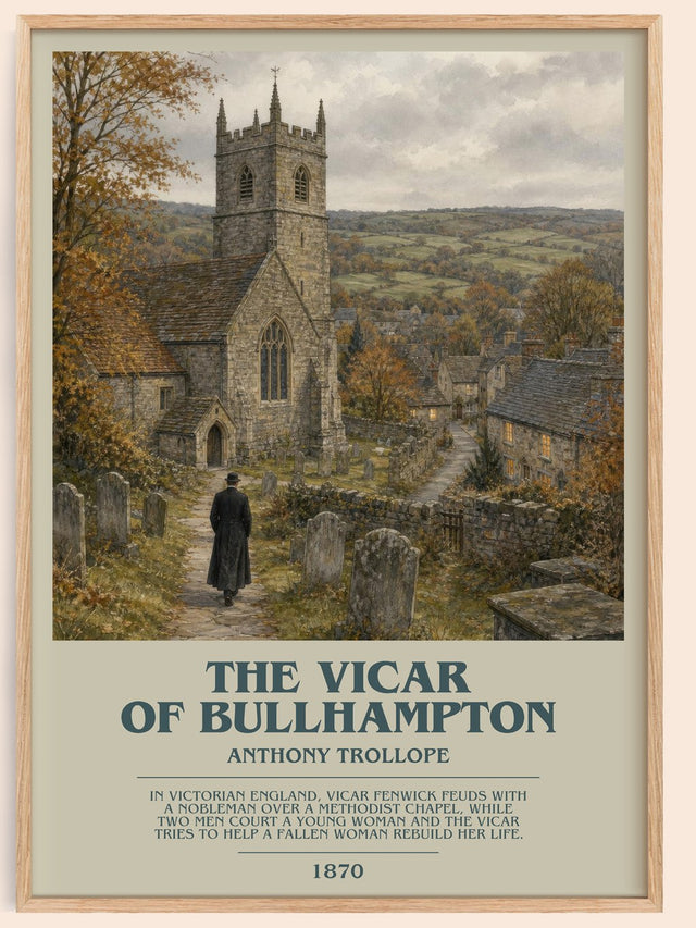 The Vicar Of Bullhampton Bookish Wall Art by Anthony Trollope