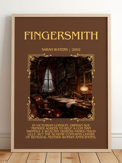 Fingersmith Minimalist Book Poster by Sarah Waters – image 2