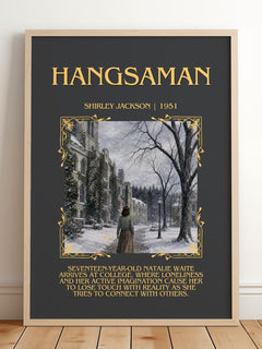 Hangsaman Minimalist Book Poster by Shirley Jackson – image 2