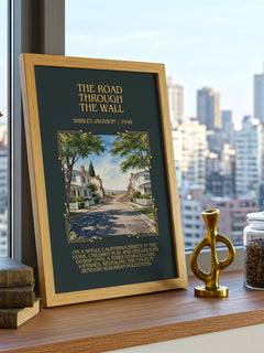 The Road Through The Wall Minimalist Book Poster by Shirley Jackson – image 3