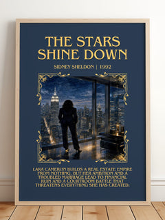 The Stars Shine Down Minimalist Book Poster by Sidney Sheldon – image 2