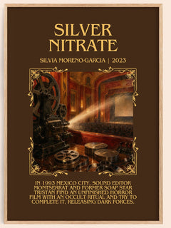 Silver Nitrate Minimalist Book Poster by Silvia Moreno-Garcia – image 1