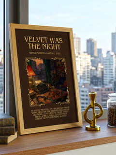 Velvet Was The Night Minimalist Book Poster by Silvia Moreno-Garcia – image 3