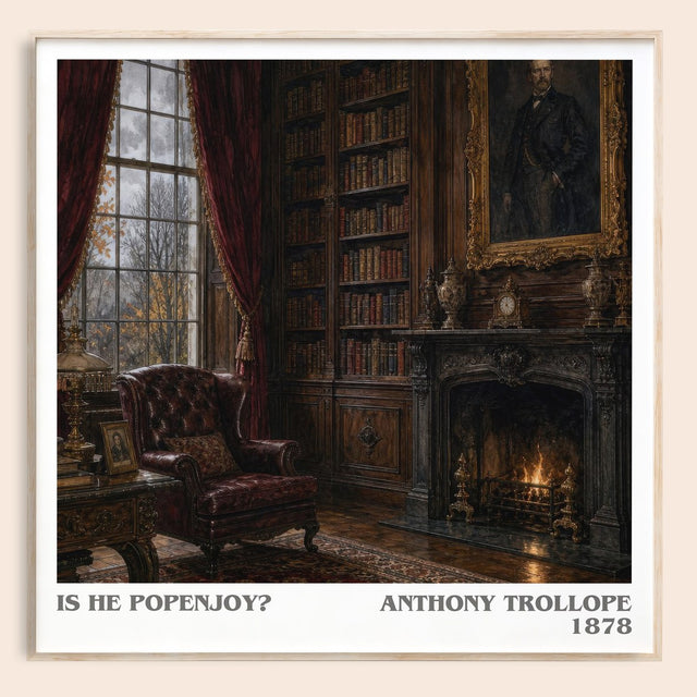 Is He Popenjoy? Literary Art Print by Anthony Trollope