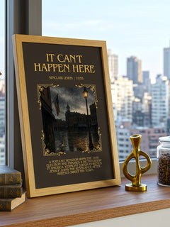 It Can'T Happen Here Minimalist Book Poster by Sinclair Lewis – image 3