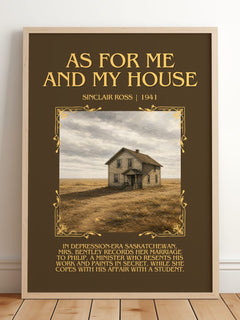 As For Me And My House Minimalist Book Poster by Sinclair Ross – image 2