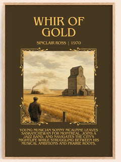 Whir Of Gold Minimalist Book Poster by Sinclair Ross – book poster