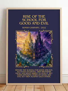 Rise Of The School For Good And Evil Minimalist Book Poster – S. – image 2