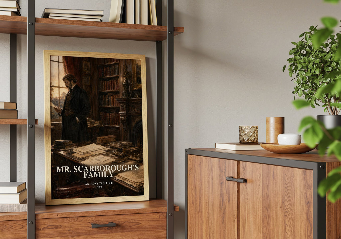 Mr. Scarborough'S Family book watercolour illustration paper finish options – matte satin gloss