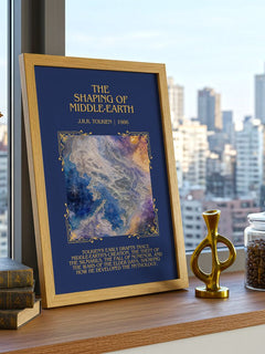 The Shaping Of Middle-Earth Minimalist Book Poster by J.R.R. Tolkien – image 3