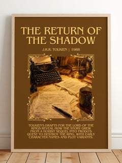 The Return Of The Shadow Minimalist Book Poster by J.R.R. Tolkien – image 2