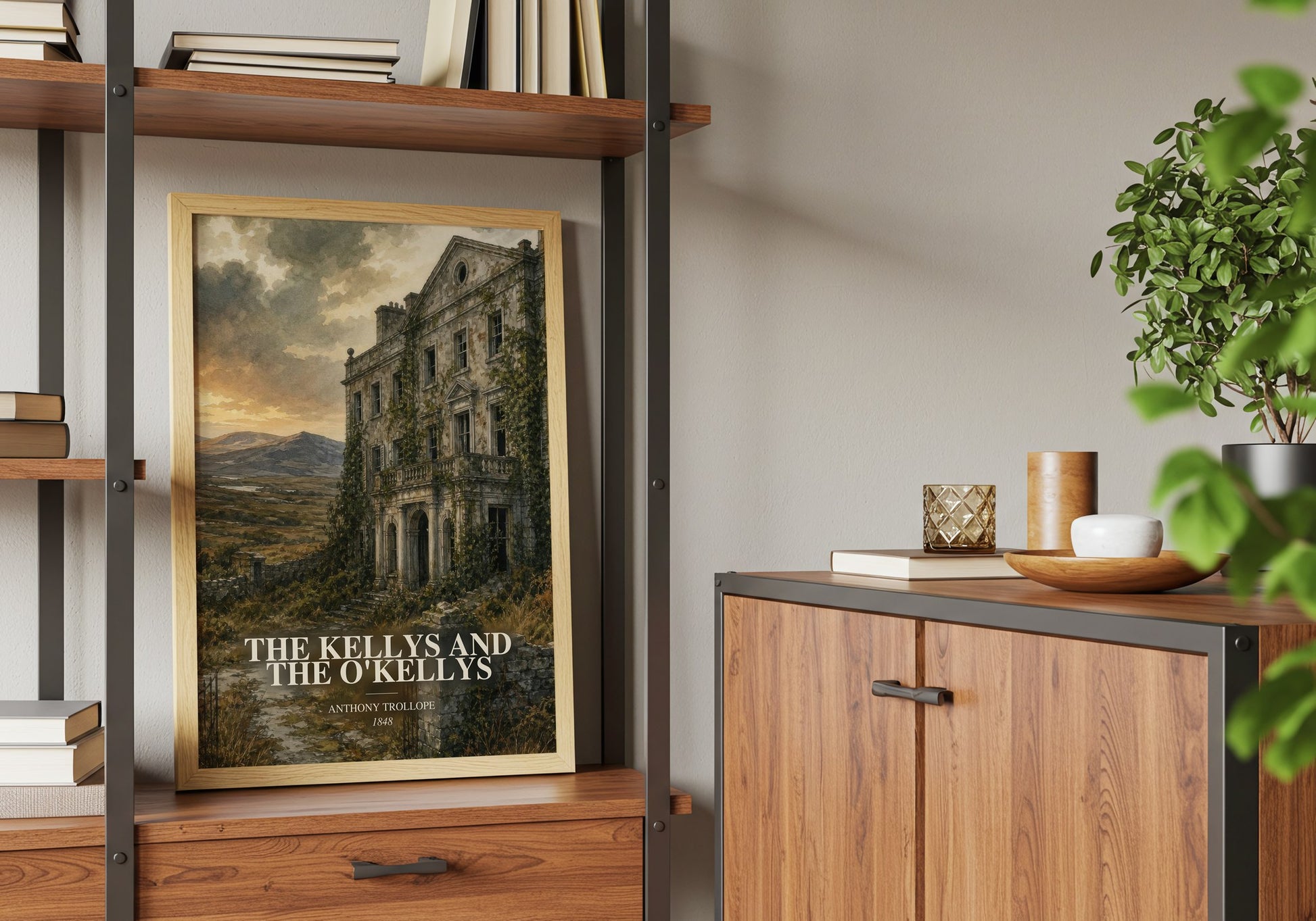 The Kellys And The O'Kellys book watercolour illustration paper finish options – matte satin gloss
