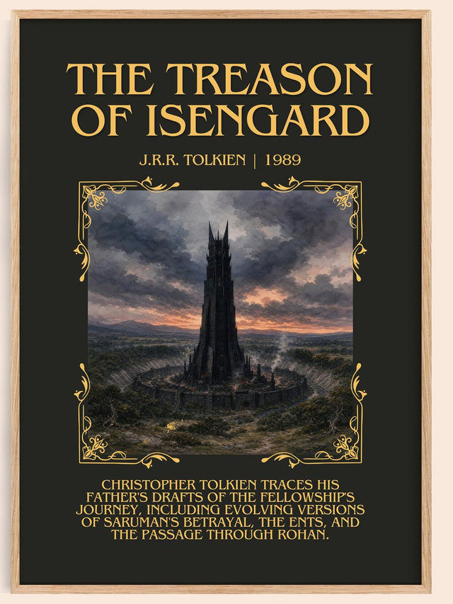 The Treason Of Isengard Minimalist Book Poster by J.R.R. Tolkien