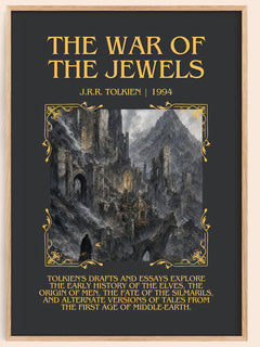 The War Of The Jewels Minimalist Book Poster by J.R.R. Tolkien – image 1