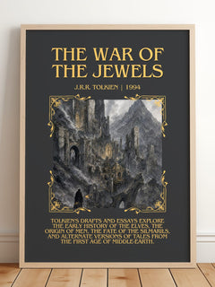 The War Of The Jewels Minimalist Book Poster by J.R.R. Tolkien – image 2
