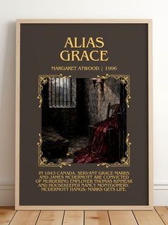 Alias Grace Minimalist Book Poster by Margaret Atwood – image 2