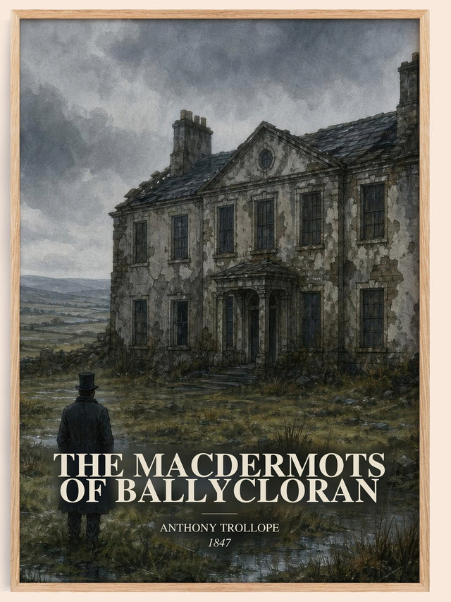 Macdermots Of Ballycloran Book Watercolour Illustration by A. Trollope