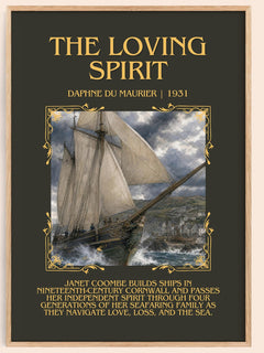 The Loving Spirit Minimalist Book Poster by Daphne du Maurier – image 1
