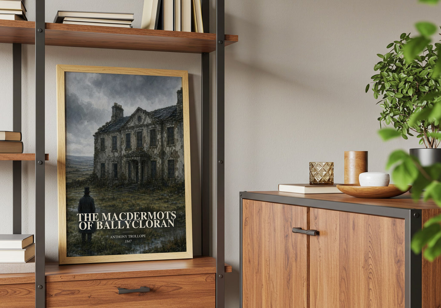 The Macdermots Of Ballycloran book watercolour illustration paper finish options – matte satin gloss