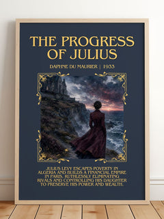 The Progress of Julius Minimalist Book Poster by Daphne du Maurier – image 2