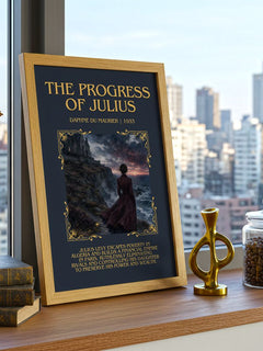 The Progress of Julius Minimalist Book Poster by Daphne du Maurier – image 3