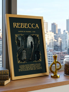 Rebecca Minimalist Book Poster by Daphne du Maurier – image 3