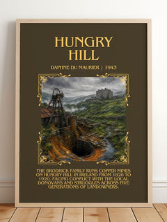 Hungry Hill Minimalist Book Poster by Daphne du Maurier – image 2
