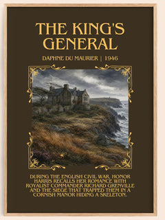 The King's General Minimalist Book Poster by Daphne du Maurier – image 1
