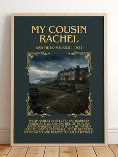 My Cousin Rachel Minimalist Book Poster by Daphne du Maurier – image 2