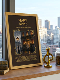 Mary Anne Minimalist Book Poster by Daphne du Maurier – image 3