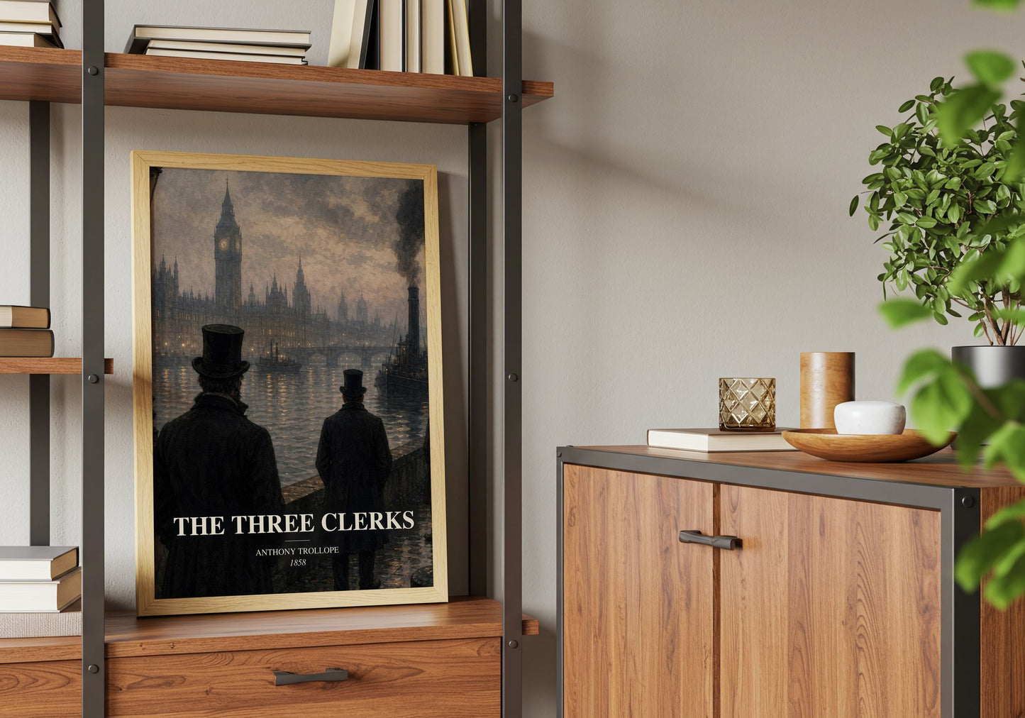 The Three Clerks book watercolour illustration paper finish options – matte satin gloss