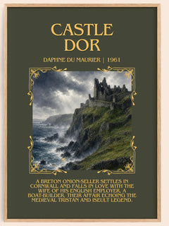 Castle Dor Minimalist Book Poster by Daphne du Maurier – image 1