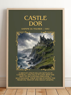 Castle Dor Minimalist Book Poster by Daphne du Maurier – image 2