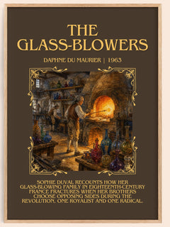 The Glass-Blowers Minimalist Book Poster by Daphne du Maurier – image 1