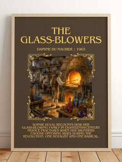 The Glass-Blowers Minimalist Book Poster by Daphne du Maurier – image 2