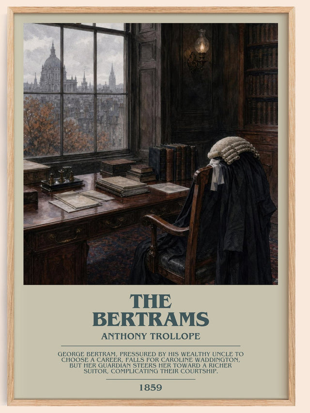 The Bertrams Bookish Wall Art by Anthony Trollope