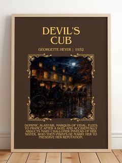 Devil's Cub Minimalist Book Poster by Georgette Heyer – image 2