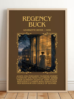 Regency Buck Minimalist Book Poster by Georgette Heyer – image 2