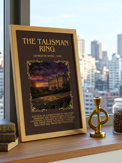 The Talisman Ring Minimalist Book Poster by Georgette Heyer – image 3