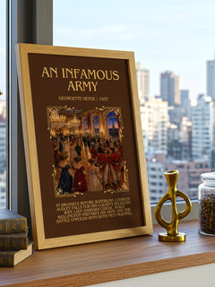 An Infamous Army Minimalist Book Poster by Georgette Heyer – image 3